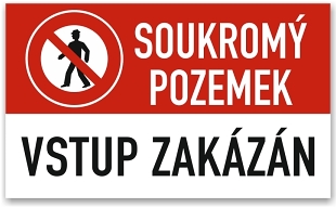 Soukromý pozemek