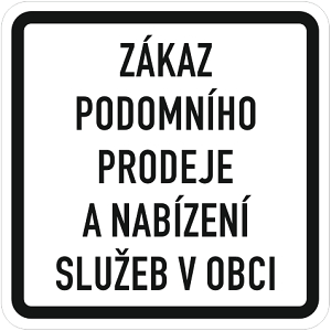 Zákaz podomního prodeje